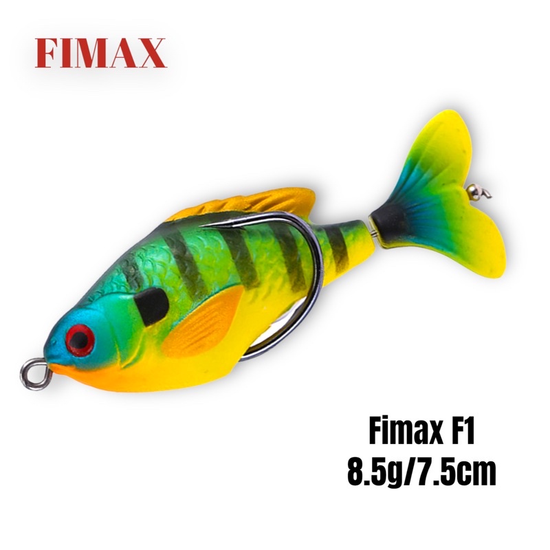 Mồi cá hơi, dài 7.5cm - nặng 8.5g, mồi nổi chuyên câu cá lóc, cá trào, cá chuối, cá sộp - Moi cau lure Fimax