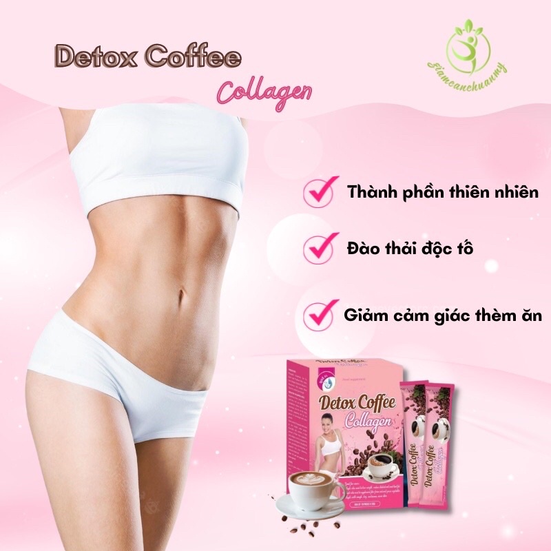Cà phê giảm cân cấp tốc Idol Slim Coffee Cafe Detox Coffee Collagen Giữ Dáng
