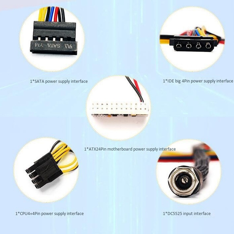 Nguồn Cấp Điện 150W 24Pin 12V DC 150P ITX Pico PSU DC ATX Cho Máy Tính