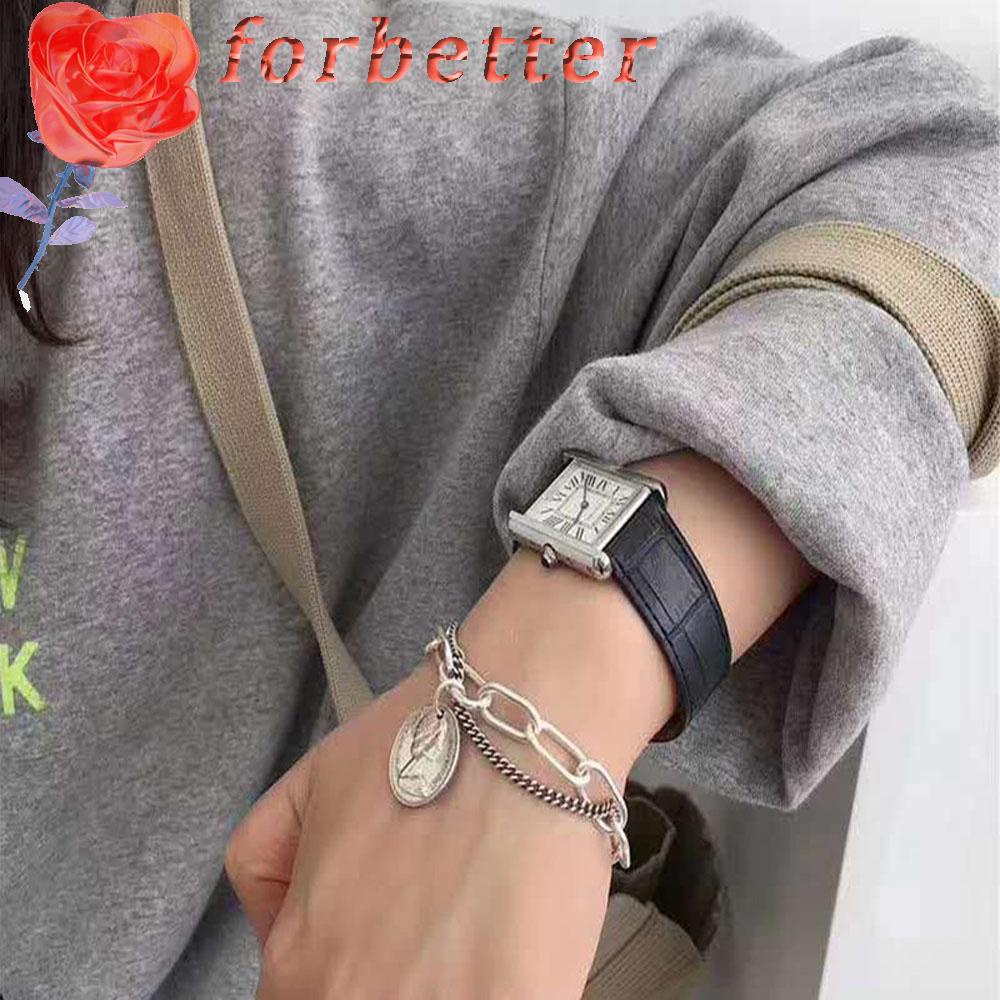 Vòng đeo tay kim loại phong cách trẻ trung cho nữ