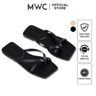 Dép mwc 3391 - dép nữ đế bệt xỏ ngón cách điệu thời trang