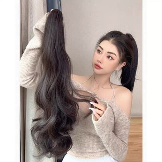 tóc giả ngoạm xoăn dài