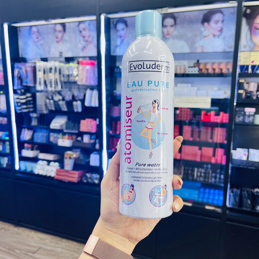 Xịt Khoáng Evoluderm Atomiseur Eau Pure Water