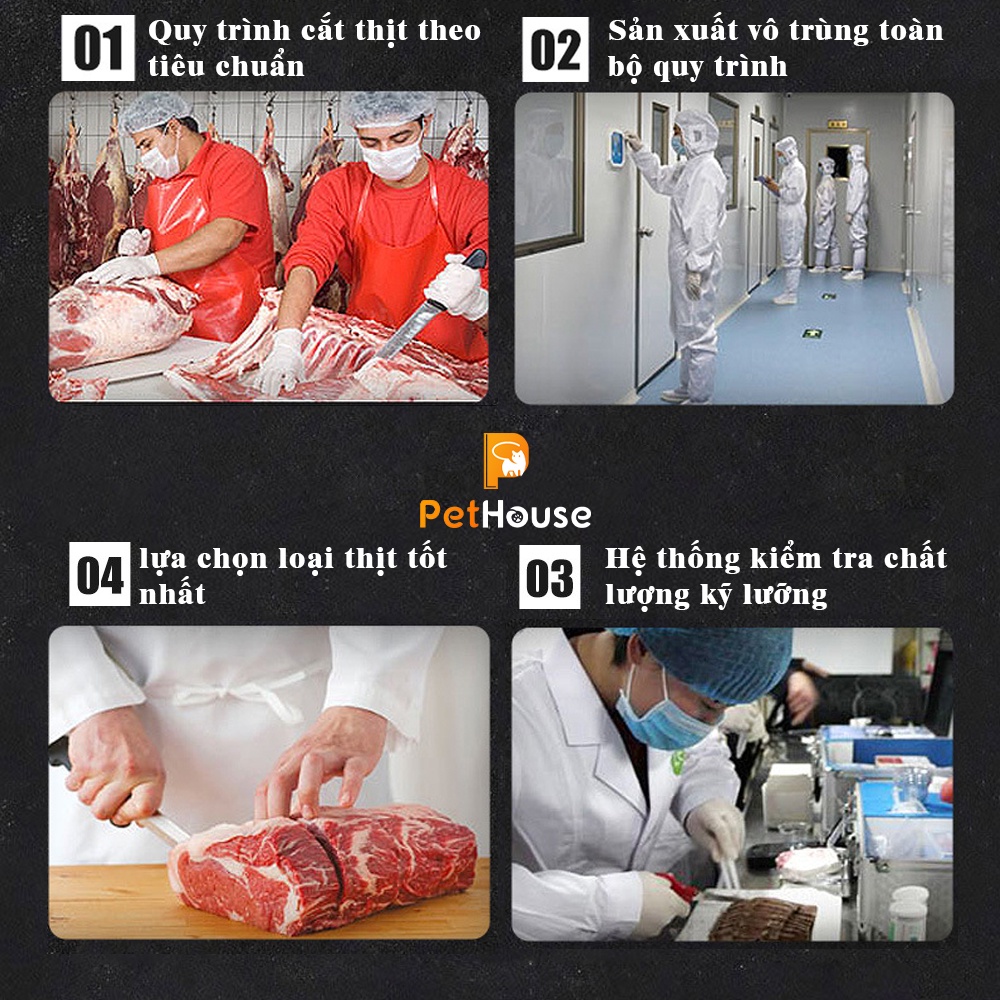 Bánh thưởng cho chó mèo mix 6 loại Oggy pet food