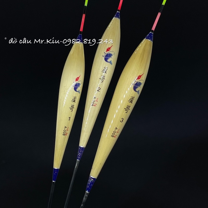 Phao cỏ câu đài chuyên chép tải chì 1.4-3.8g