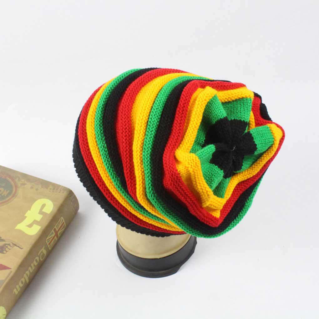 Mũ beanie Trùm Tai Giữ Ấm Thoải Mái Thoáng Khí Kẻ Sọc Nhiều Màu Sắc Dành Cho Nam Nữ Trượt Tuyết Du Lịch