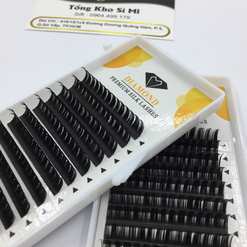 Mi hoa hồng đen, mi hoa sơn trà (Dày 0,07mm)_keo nối mi_dụng cụ nối mi_THÚY HÀ