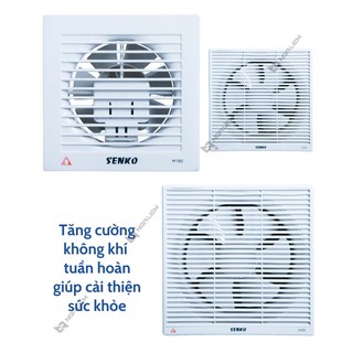 Quạt Hút Tường Thông Gió Senko (H150) [Hàng chính hãng]