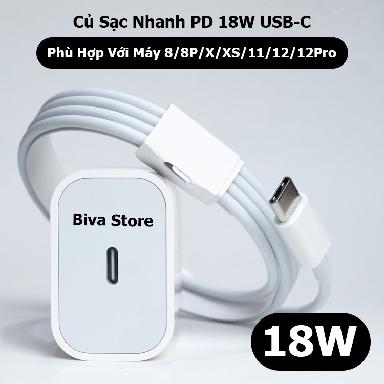 Củ sạc nhanh PD 20W  cho điện thoại nhà Táo 12 13 14 Pro Max