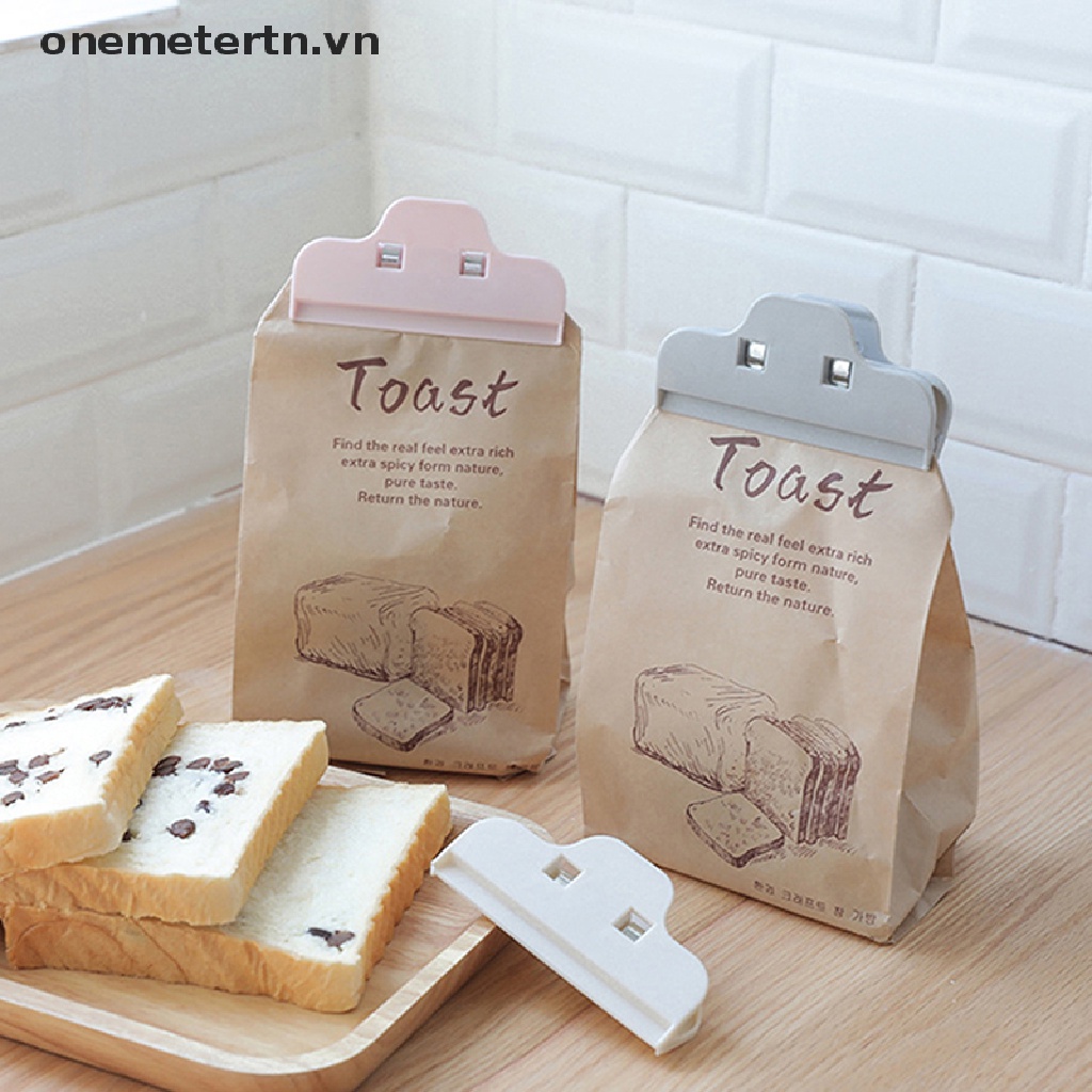 Kẹp Miệng Túi Thực Phẩm Bằng Nhựa Tiện Dụng Cho Văn Phòng