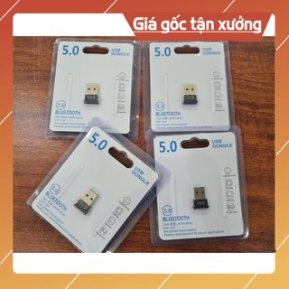 [V5.0] USB Bluetooth 5.0 cho PC -USB Bluetooth Máy tính kết nối 20m V5.0 (trungcuong1688)