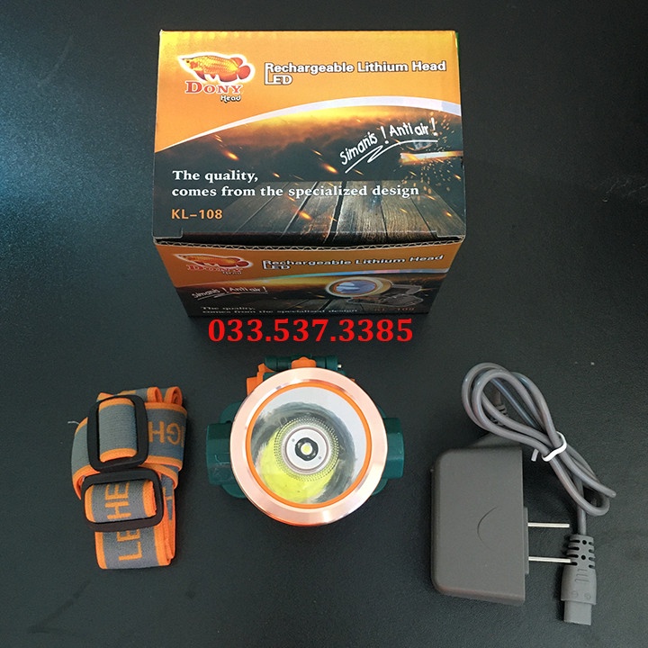 Đèn bin siêu sáng, đèn pin led siêu sáng KL 108 bền đẹp, chống nước