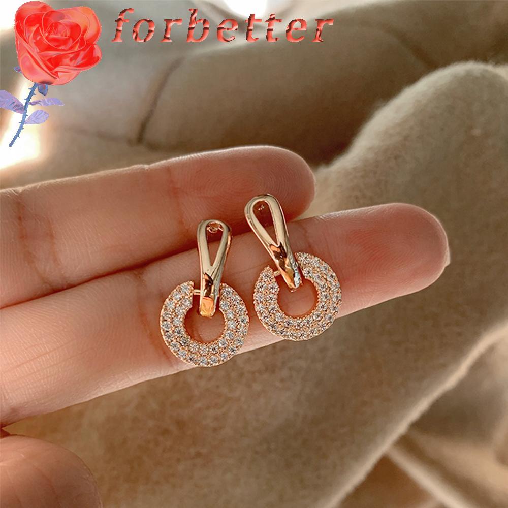 Khuyên tai tròn thời trang s925 xinh xắn cho nữ