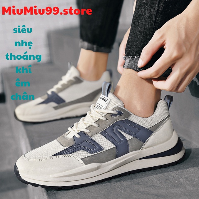 Giày thể thao nam, giày sneakers nam Hot trend 2023 siêu nhẹ phong cách trẻ trung cá tính- GTT05.MiuMiu99.store