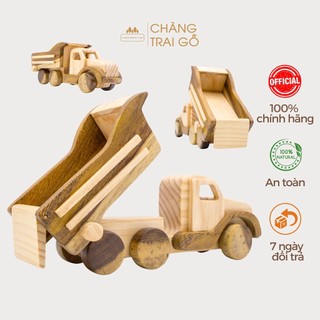 Xe Ben Tải Đồ Chơi Gỗ Trẻ Em Chàng Trai Gỗ