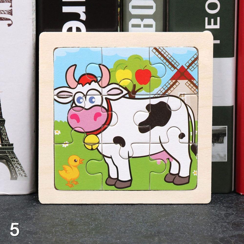 CHOOKEY Set 2 Bộ Xếp Hình Bằng Gỗ Cho Bé