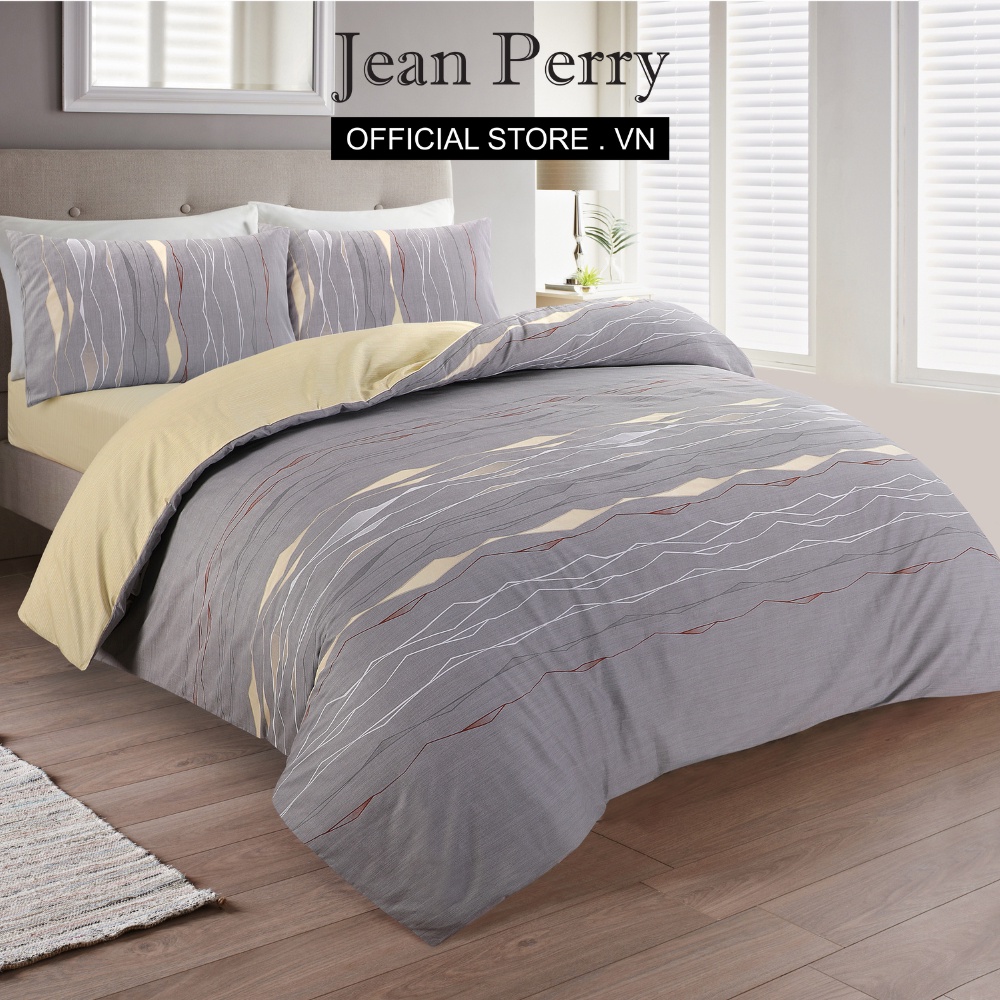 Bộ ga áo gối Cotton Jean Perry Montana 1m2x2m 1m4x2m 1m6x2m 1m8x2m +30cm D4