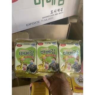 Lá kim, cuộn cơm ăn liền Hàn Quốc lốc 3 gói