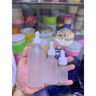 Chai thuỷ tinh mờ 10ml,30ml,100ml đựng serum bóp giọt