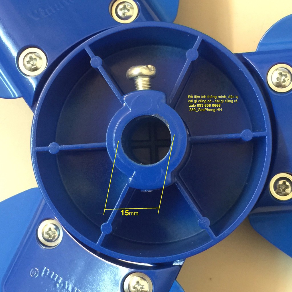 Cánh quạt sàn nhôm 500, dùng cho Quạt sàn Komasu, Vinawind QS500