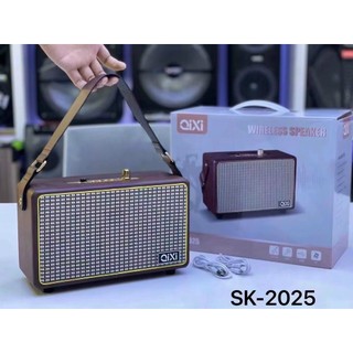 Loa Bluetooth Qixi SK-2025 Âm Thanh Siêu Đỉnh Tích Hợp Cổng Micro 6.5 Karaoke Micro Không Dây bảo hành lỗi 1 đổi 1