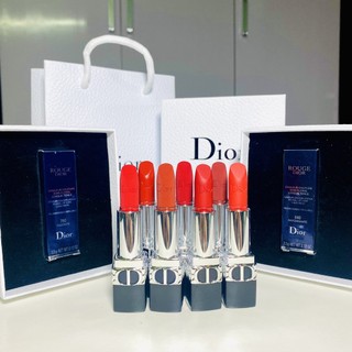 [ QR code + Hộp và túi xách ] Son Rouge Dior Chính Hãng