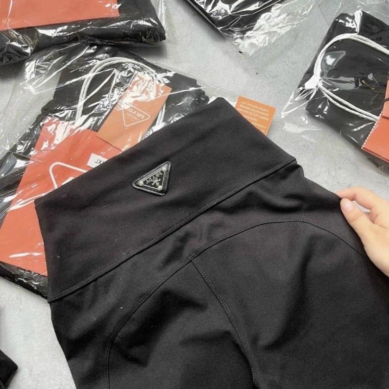 Quần legging Praza nữ dài nâng mông cạp cao nịt eo siêu cấp siêu thoáng mát bền màu chất Umi Hàn dày dặn co giãn 4 chiều