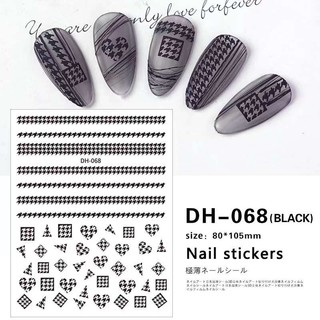 Sticker trang trí móng mã dh068