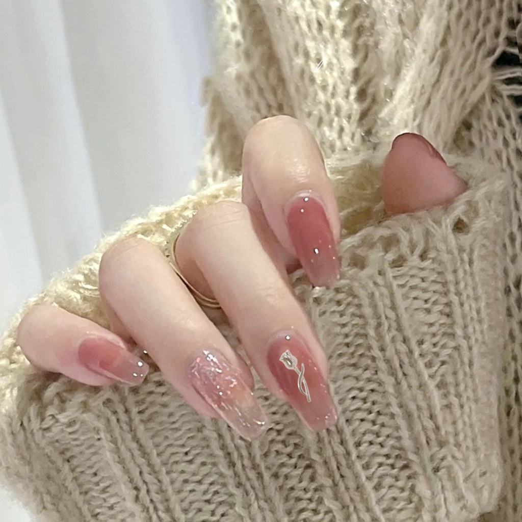 Set 10 Phụ Kiện Trang Trí Móng Nghệ Thuật Hình Hoa Hồng 3D Bằng Hợp Kim Chống Rỉ Sét Màu Sắc Tươi Sáng