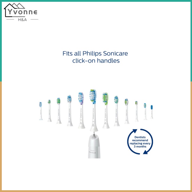 One Bộ 4 Đầu Thay Thế Cho Bàn Chải Điện Philips Sonicare C2 Hx9023 / 65 C2