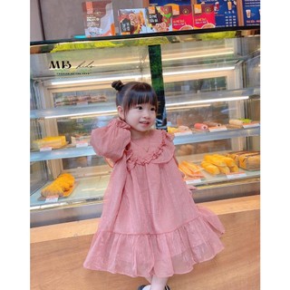 Váy tiểu thư bèo cho bé gái 3 màu