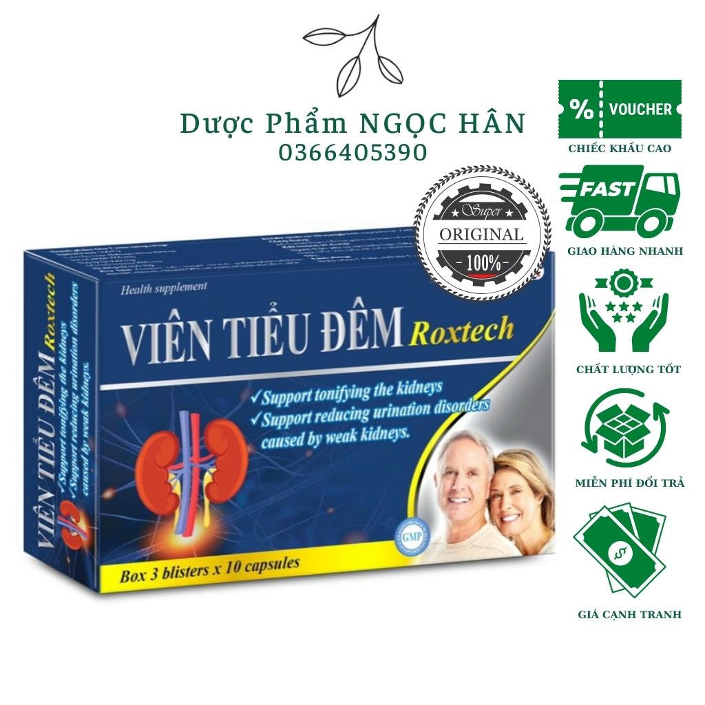 Viên tiểu đêm Roxtech| Hỗ Trợ Điều Trị Tiểu Đêm, Tiểu Rắt, Tiểu Són, Tiểu Không Tự Chủ| Hộp 30 Viên