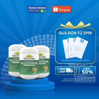 Vitamin Tổng Hợp Rau Củ Và Tảo Biển Của Úc Multivitamin 200 viên Nature’s Way