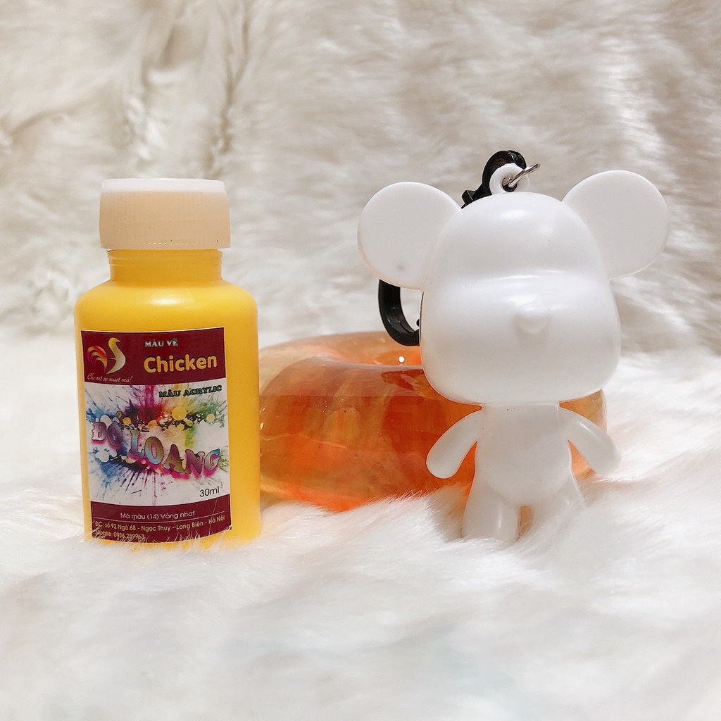 Phôi móc khóa gấu Bearbrick màu trắng 2 kiểu dáng loại mới có lỗ cắm ở chân phụ kiện DIY đổ màu tượng nhựa đồ chơi