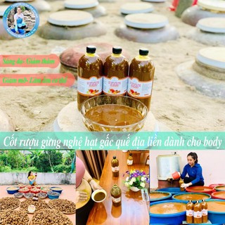 Cốt gừng nghệ hạt gấc hạ thổ body - cốt đậm đặc shop mẹ mysu