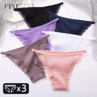 Quần lót cotton mềm phối ren bigsize >65kg