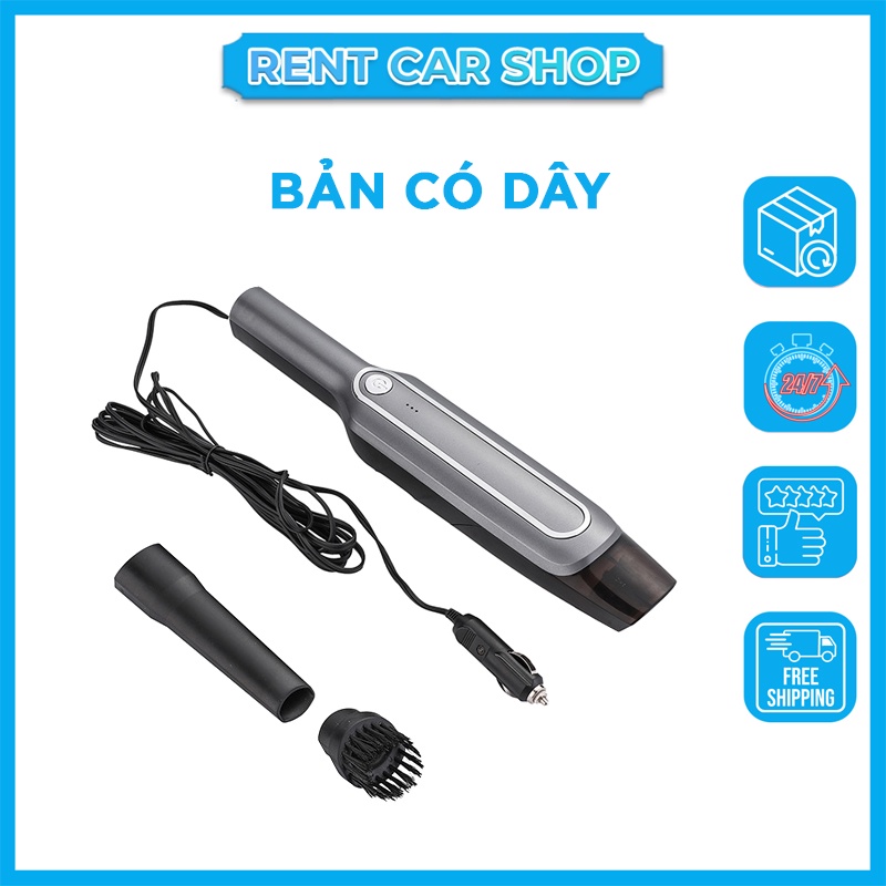 Máy hút bụi mini cầm tay không dây, có dây. Máy hút bụi đa năng sử dụng hút bụi ô tô, xe hơi, bàn phím, sofa