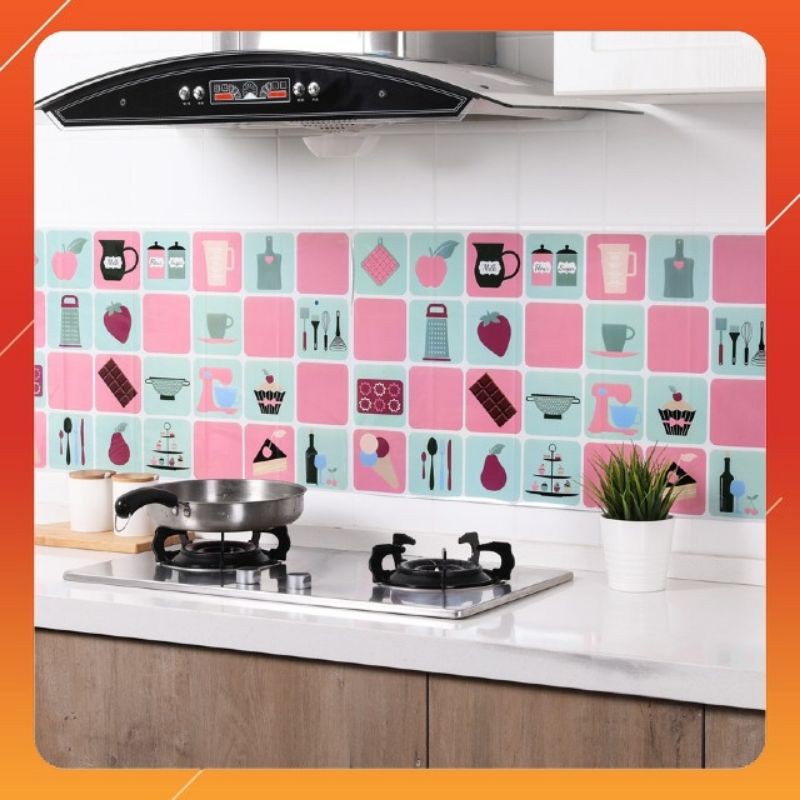 Miếng Dán Tráng Nhôm Cách Nhiệt Nhà Bếp