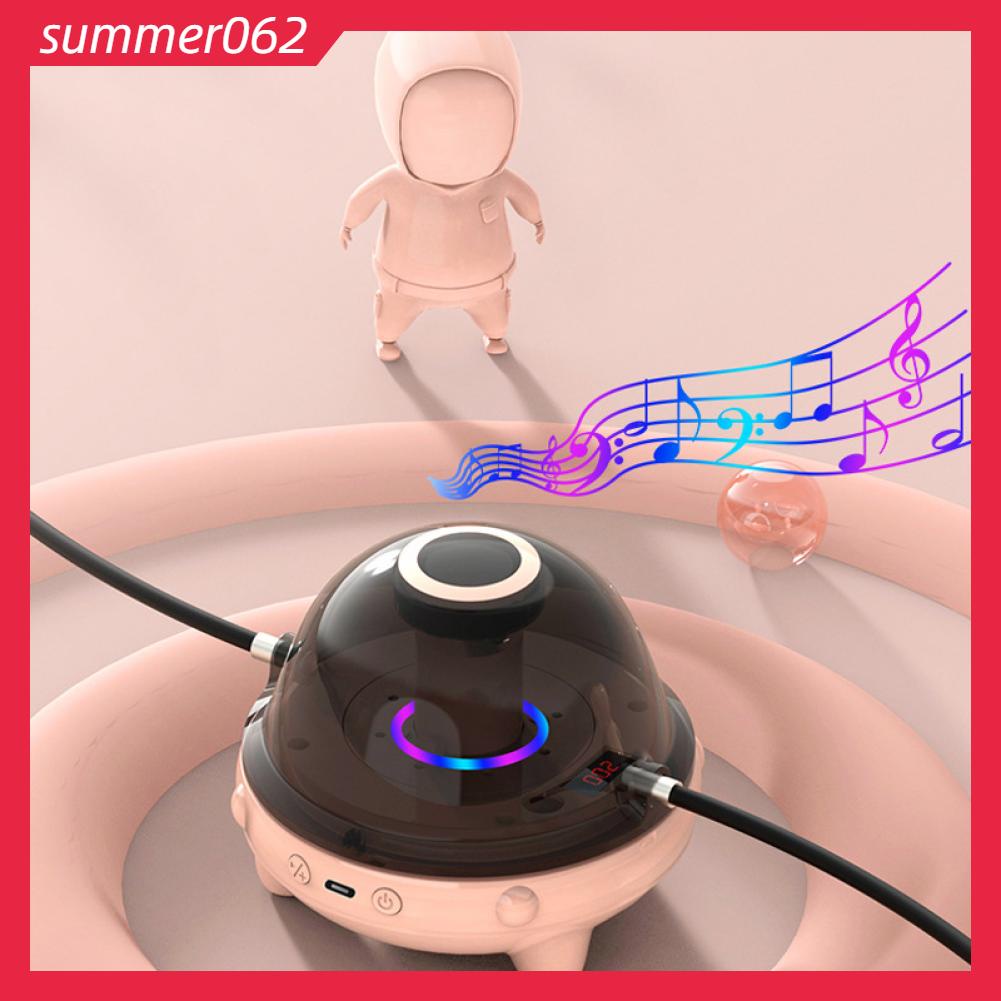 [Hàng Sẵn] Máy nhảy dây Bluetooth Âm nhạc LED Thiết bị điện thông minh tự động cho ngoài trời trong nhà【Summer062】