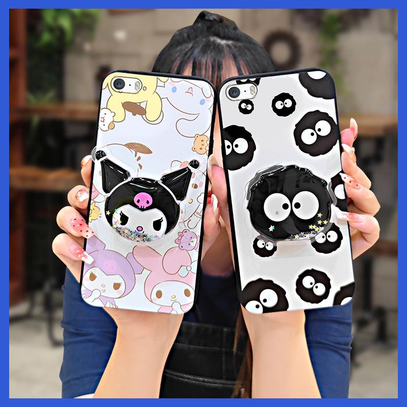foothold Cartoon Phone Case For iphone 5/5S/SE New Arrival Back Cover  protective Silicone Cover