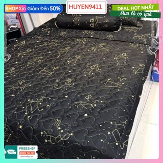 Bộ drap 1.2x2m nền đen cung hoàng đạo(hot)