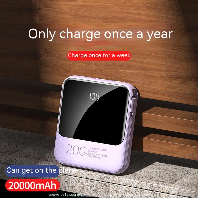 (Spot) Củ Sạc Nhanh Sức Chứa Lớn Có Ba Trong Một Phù Hợp Với Điện Thoại Di Động Huawei Xiaomi Apple