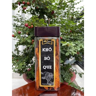 Khô bò que thượng hạng, hũ pet 120g thích hợp làm giỏ quà Tết