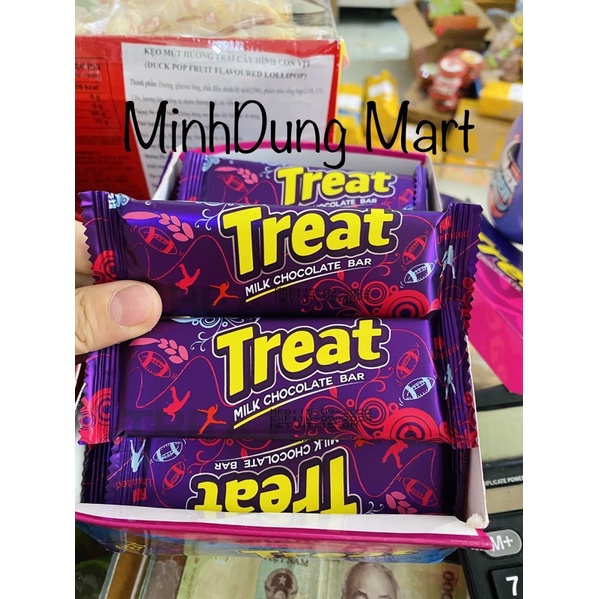 Thanh socola Treat Milk chocolate bar 15g Shopee Việt Nam