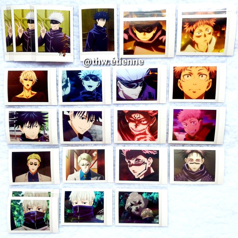 Thẻ polaroid Jujutsu Kaisen JJK Chú Thuật Hồi Chiến chính hãng