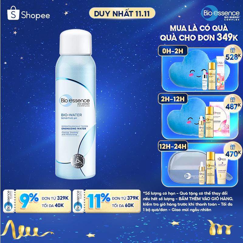Nước khoáng dưỡng da ẩm mượt mịn màng Bio-Essence Bio-Water Energizing Water 100ml