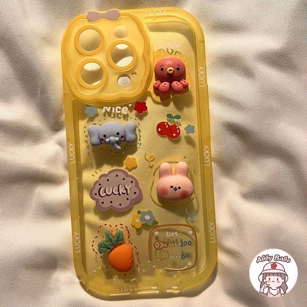 Ốp Điện Thoại TPU Mềm Chống Sốc In Hoạt Hình 3D Cho Iphone 11 7Plus 13 12 11 Pro Max X XS 12 13 XR