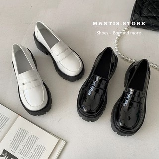 (XẢ KHO CẮT MẪU)  GIÀY LOAFERS CAO GÓT PHONG CÁCH RETRO