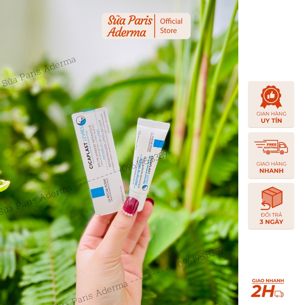 Kem dưỡng môi giảm Khô, nứt nẻ môi La Roche Posay Cicaplast Levres 7.5ml