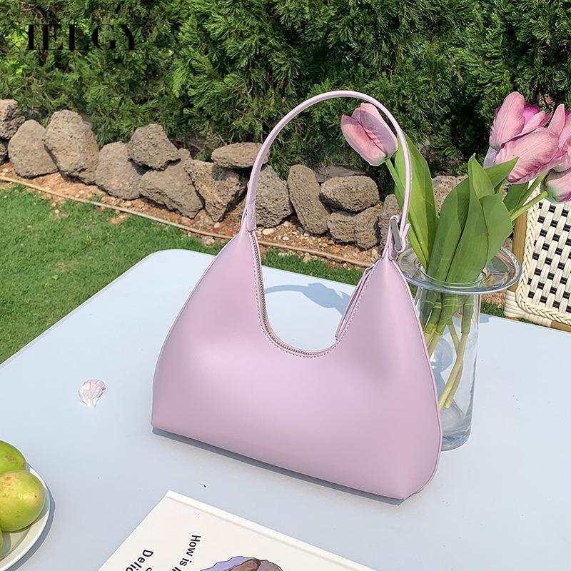 IELGY Túi Xách Màu Sắc Đơn Giản Thời Trang Hàn Quốc Cho Nữ